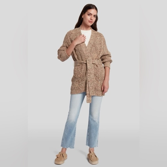 7FAM HW Slim Kick Luxe Vintage Love Soul with Distressed Hem - Picture 1 of 9